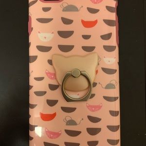 Vera Bradley cute cat cell phone case